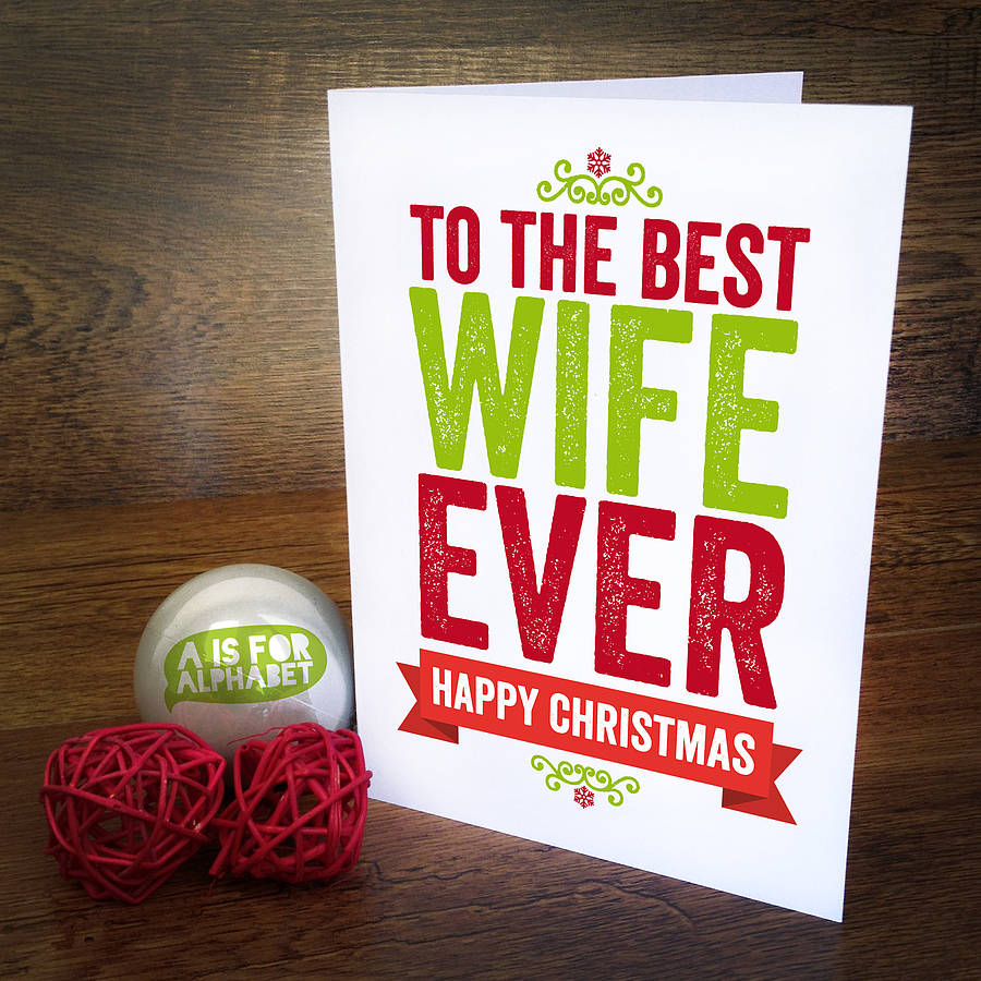 Christmas Letter for Wife
