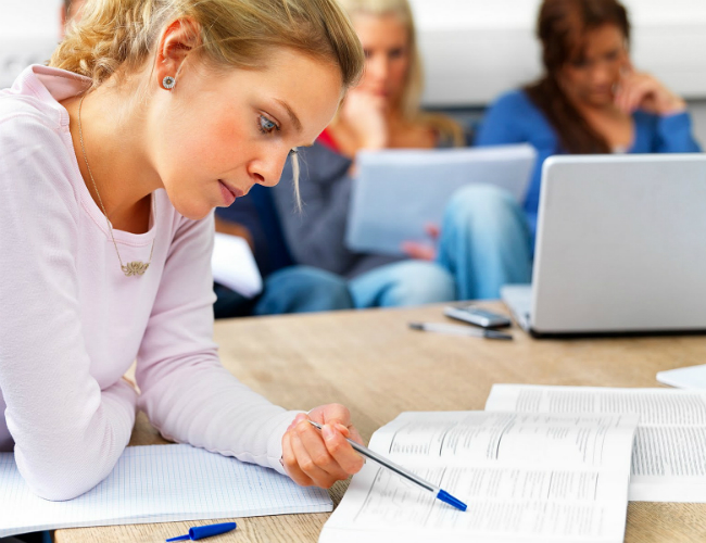 Girl Studying