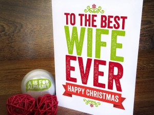 Christmas Letter for Wife